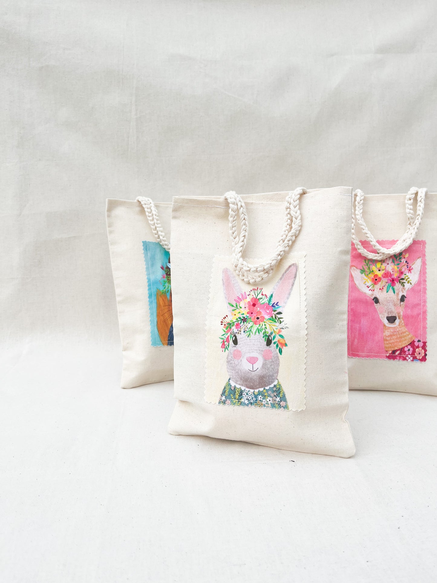 Eco-Friendly Party Bags / Animals with Flower Crowns
