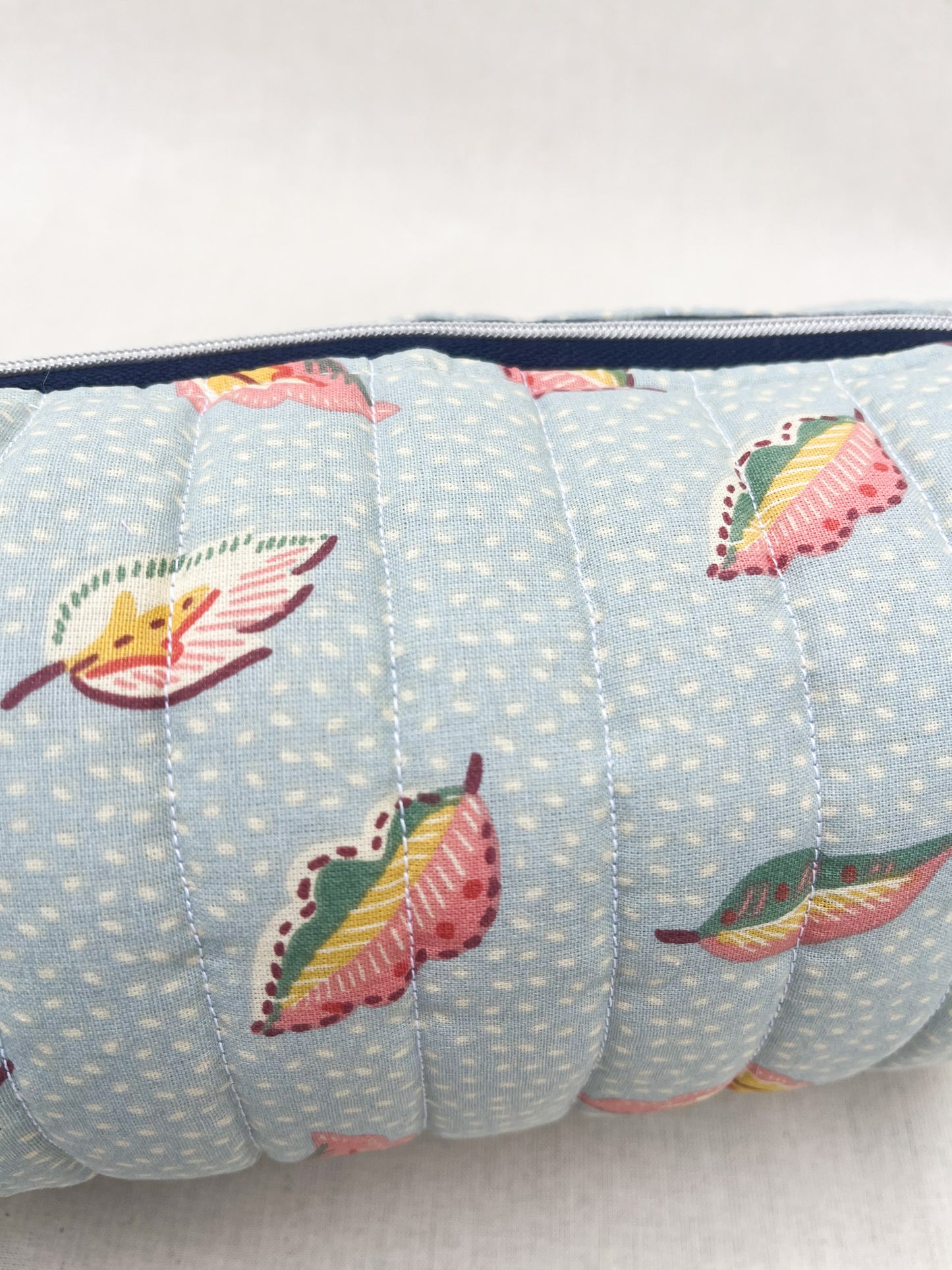 Quilted Box Bag / Leaves