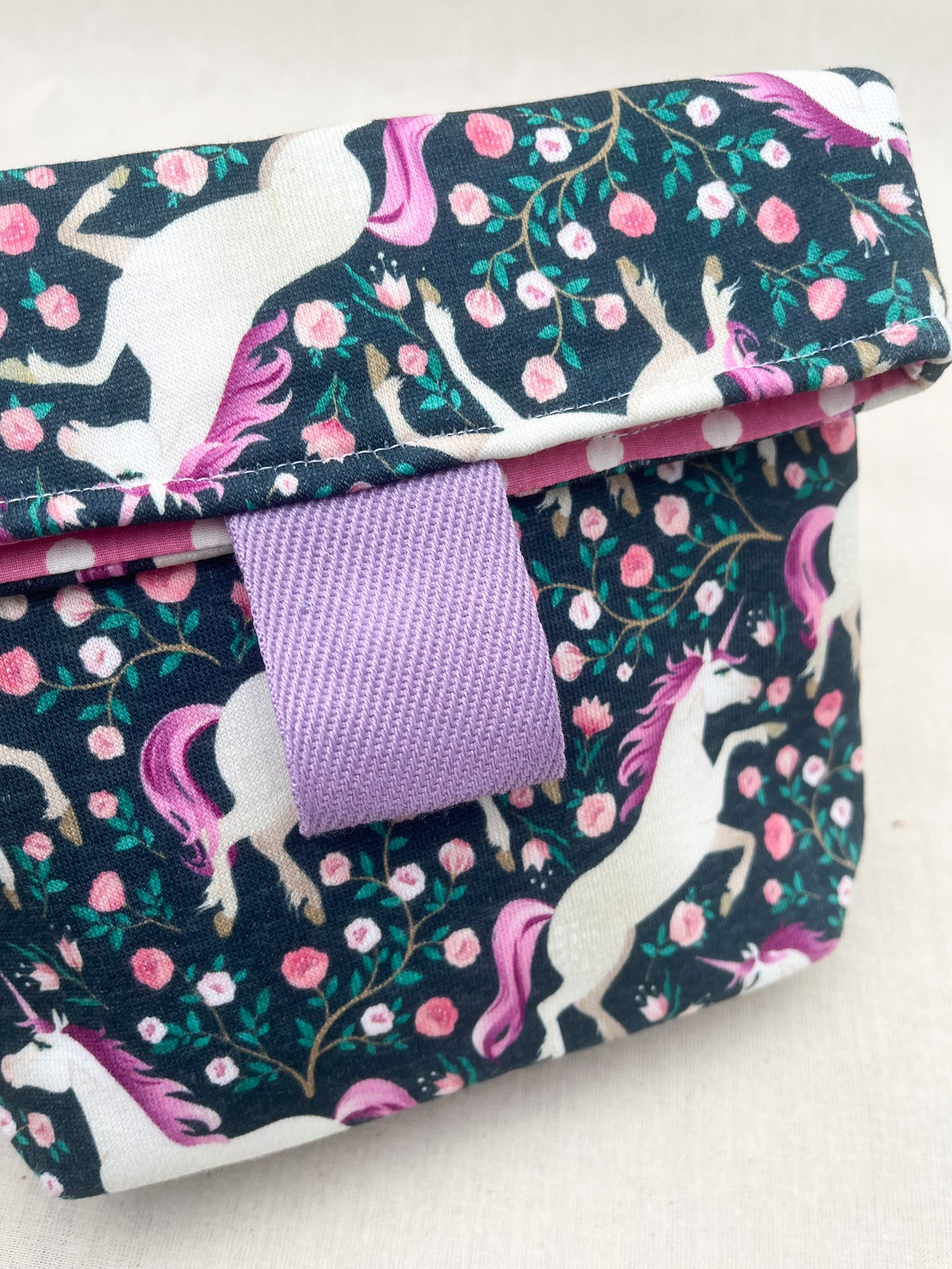 Foldover Makeup Bags / Unicorn