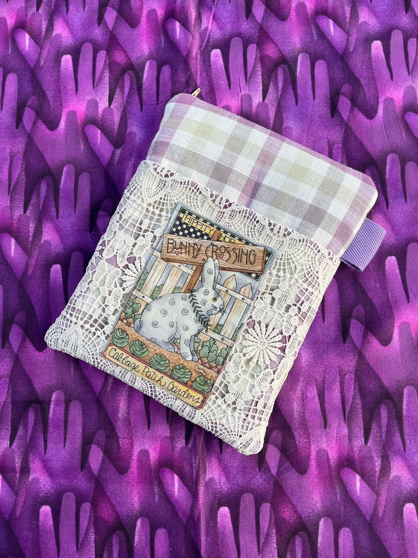 Vintage Style Padded Book Covers / Bunny