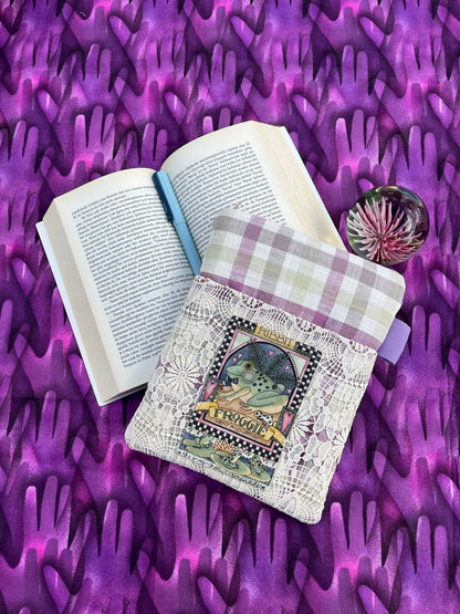 Vintage Style Padded Book Covers / Frog