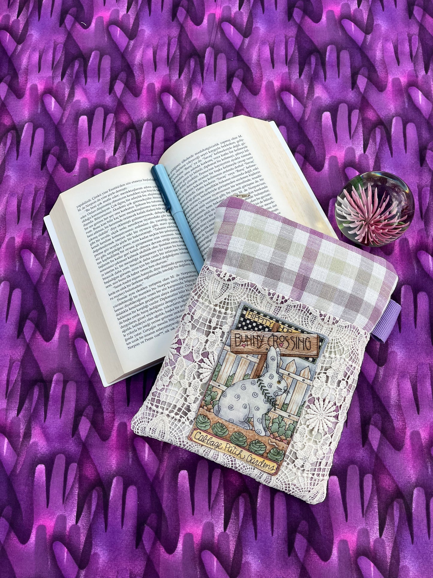 Vintage Style Padded Book Covers / Bunny
