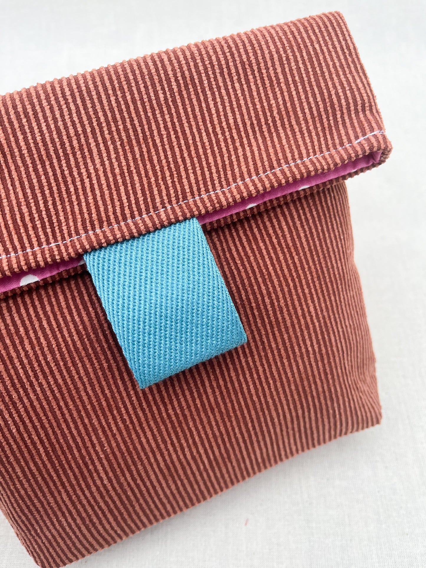 Foldover Makeup Bags / Corduroy