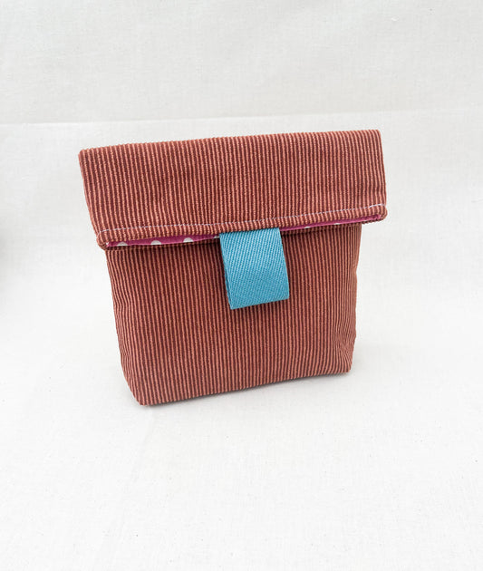 Foldover Makeup Bags / Corduroy