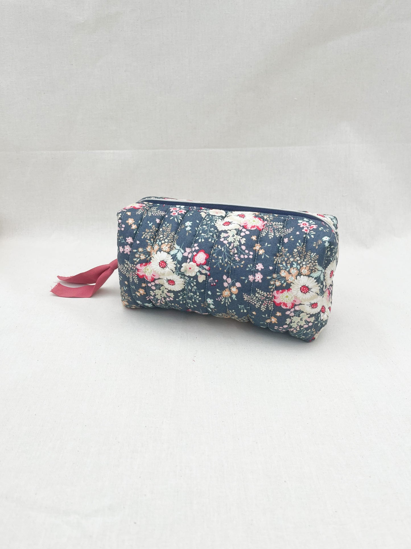 Quilted Box Bag / Flowers