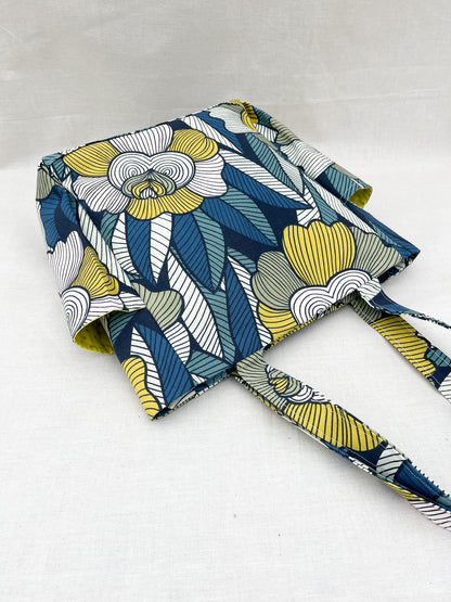 Canvas Side Pocket Tote Bag / Retro (Copy)