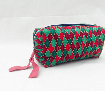 Quilted Box Bag / Geometric