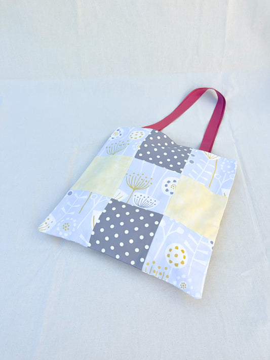 Light Patchwork Tote Bags / Yellow