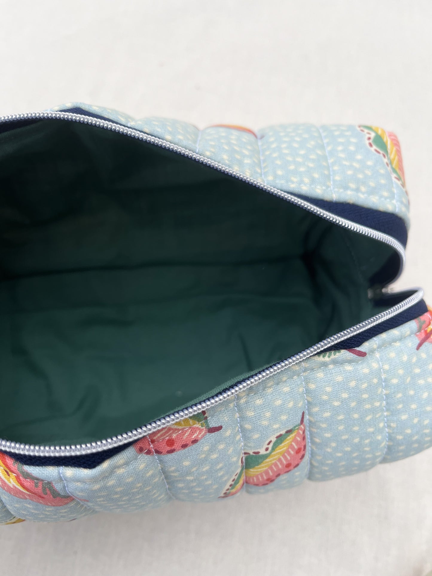 Quilted Box Bag / Leaves