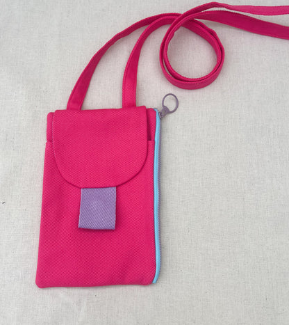 Zipper Phone Bag / Pink