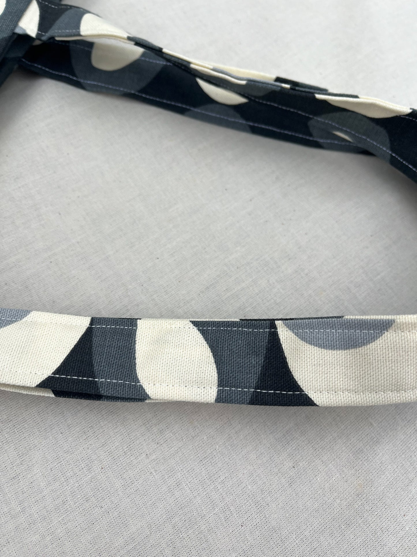 Canvas Side Pocket Tote Bag / Retro