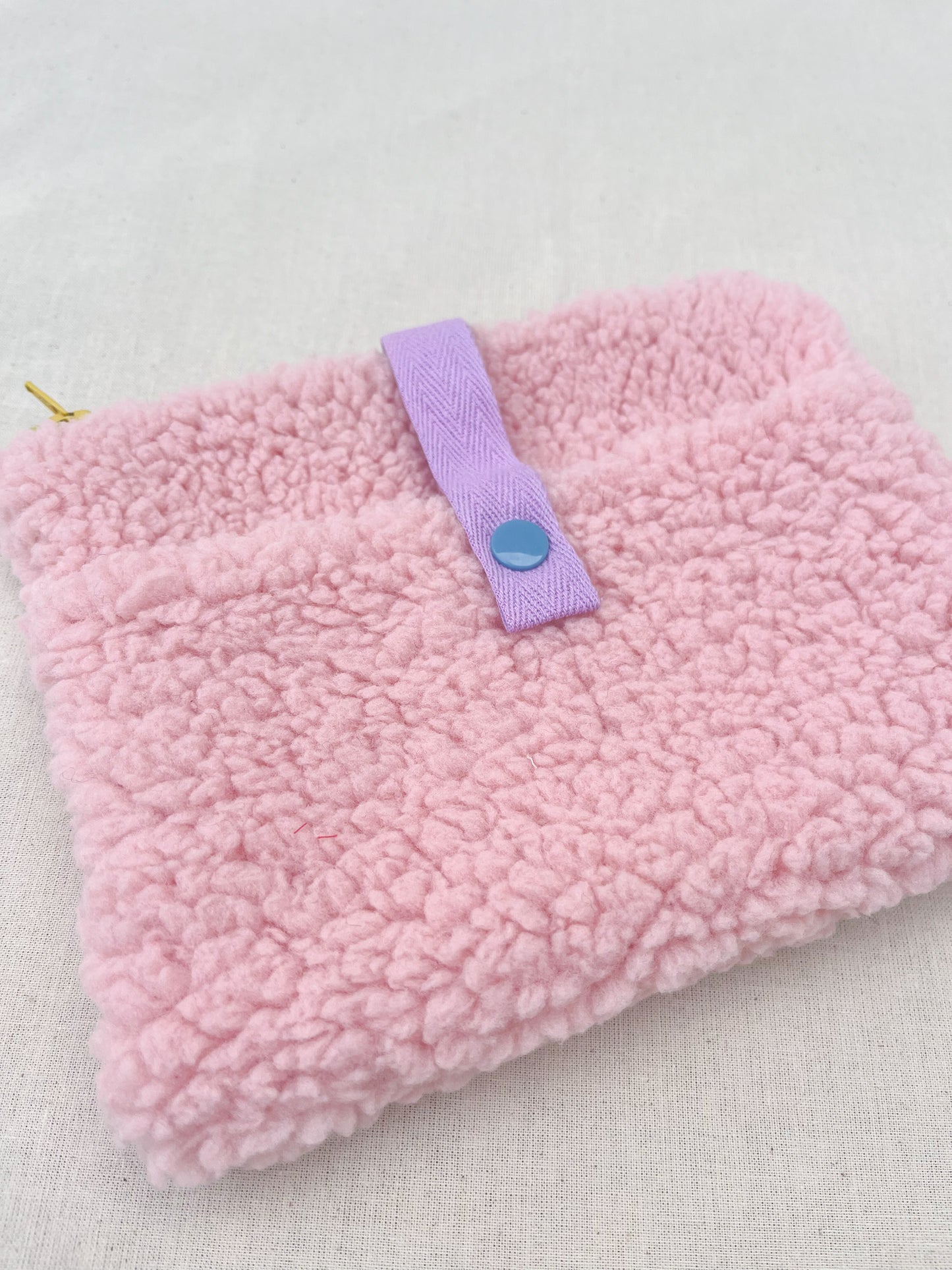 Teddy Fur Makeup Bag